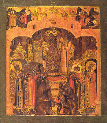 Воздвижение Креста. Ярославль, 1681 г.